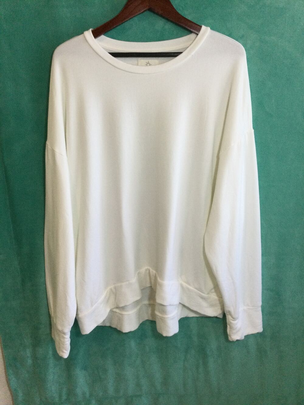 Aerie Offline Atheltic Pullover Sweatshirt White Womens XL